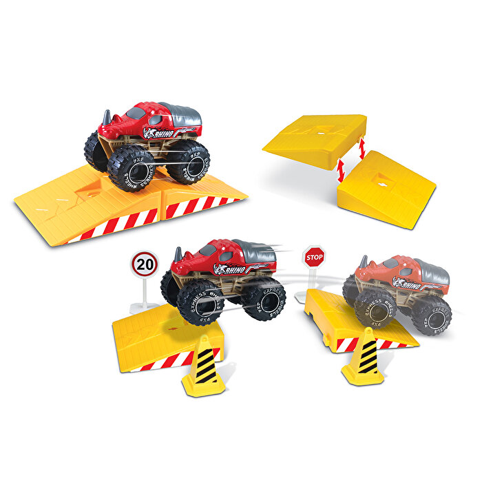 Express Wheels Combo Animal Truck ve Launcher Playset