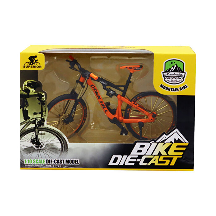 1:10 Die Cast 6A Turuncu Dağ Bisikleti