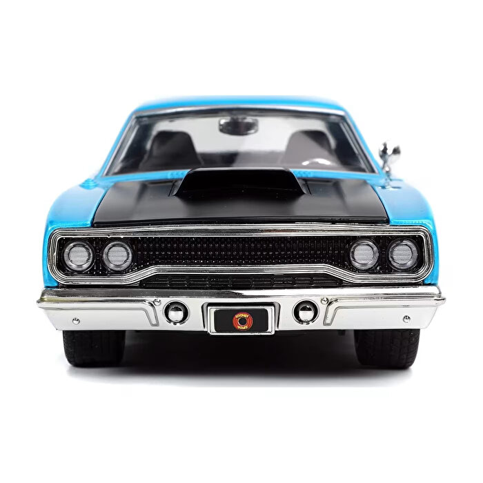 Jada Looney Tunes Roadrunner Plymouth 1970 1:24 Ölçek Araba ve Figür 7 Cm