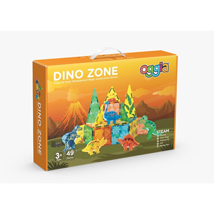 Dino Zone Manyetik Oyun Seti 49 Parça