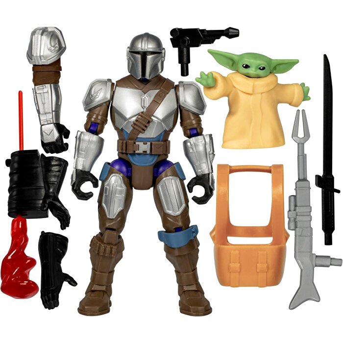 Star Wars Mixmashers Deluxe Fi̇gür The Mandalorian and Grogu