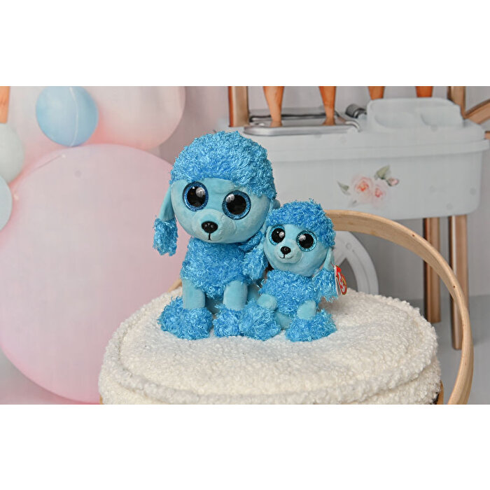 TY Beanie Boo's Mavi Kaniş Mandy Peluş 25 Cm.