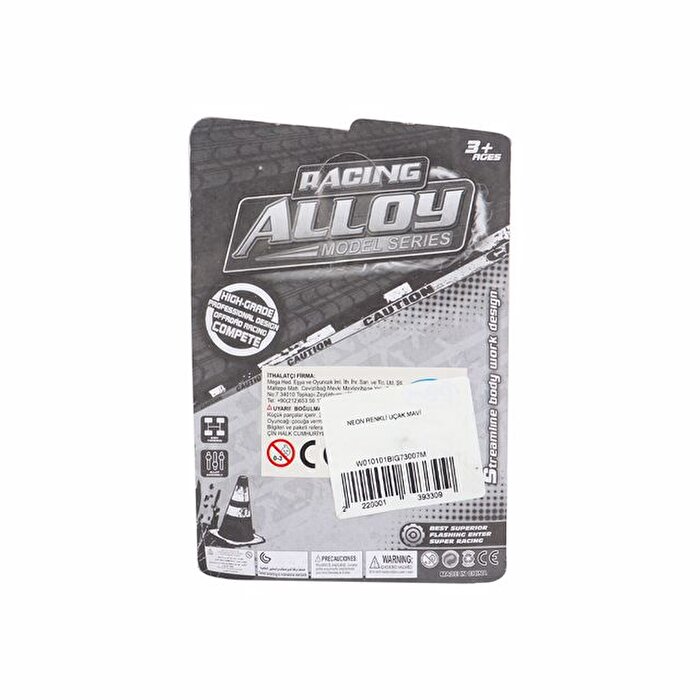 Neon Renkli Uçak Mavi