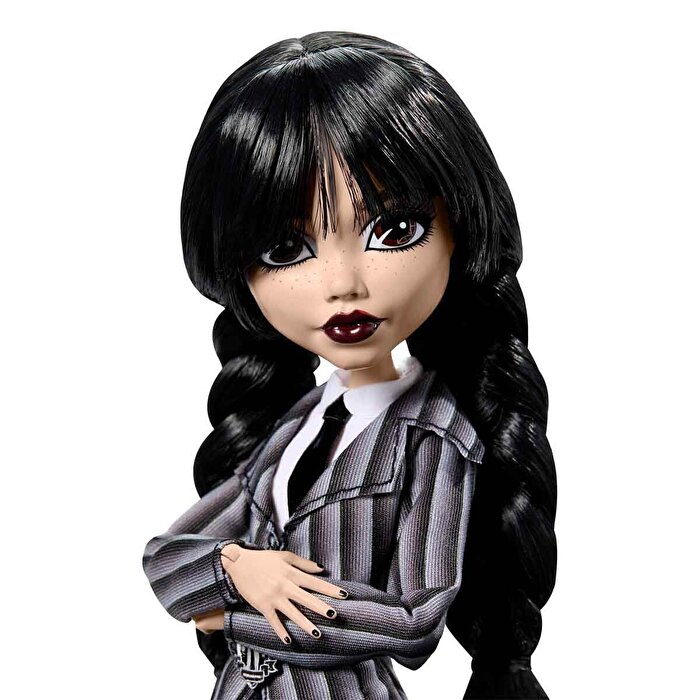 Monster High Wednesday Addams Okul Üniformalı Bebek HXJ04