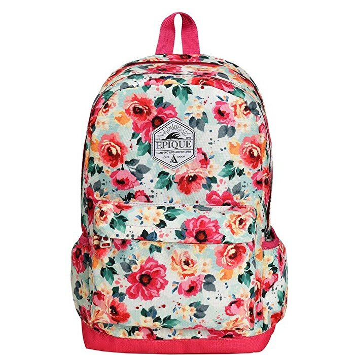 Epique Pembe Desenli Sırt Çantası 30149