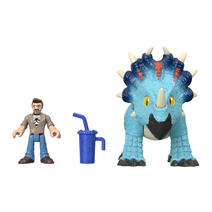Imaginext Jurassic World Araçlar Pachyrhinosaurus & Lovary GMR17