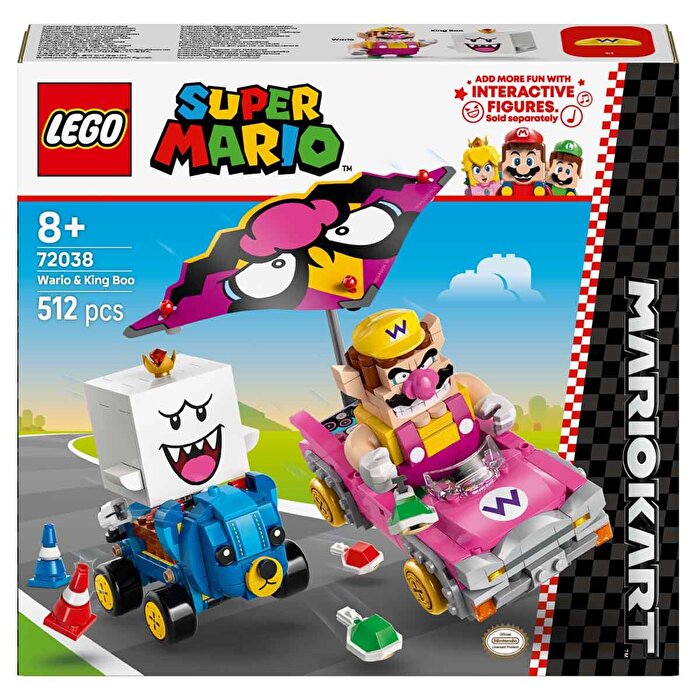 LEGO Super Mario: Mario Kart Wario ve King Boo 72038