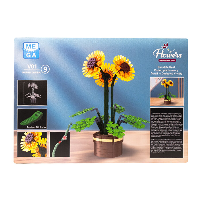 Mega Blok Çiçek Ayçiçeği 731 Parça