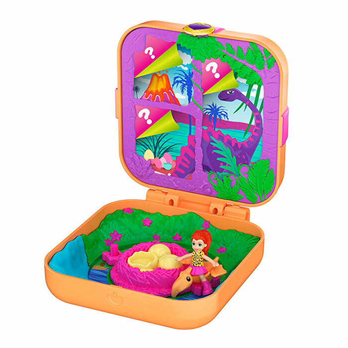 Polly Pocket Sürprizlerle Dolu Micro Oyun Setleri Dinozor Keşfi GKV10