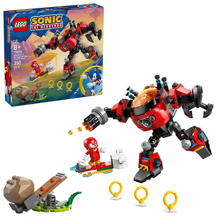LEGO Sonic the Hedgehog Knuckles Dr. Eggman’ın Egg Crusher Robotuna Karşı 77005