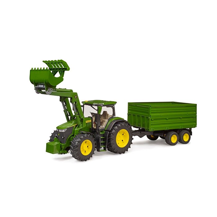 Bruder John Deere 7R 350 Kepçeli Traktör ve Römork