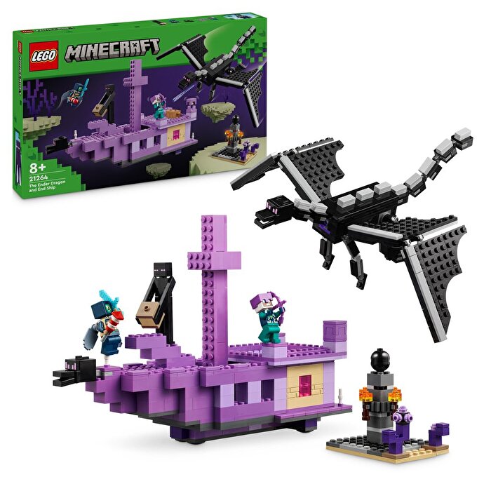 LEGO Minecraft Ender Ejderhası ve End Gemisi 21264