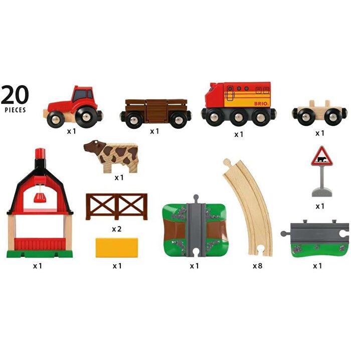 Brio Çiftlik Tren Yolu Seti