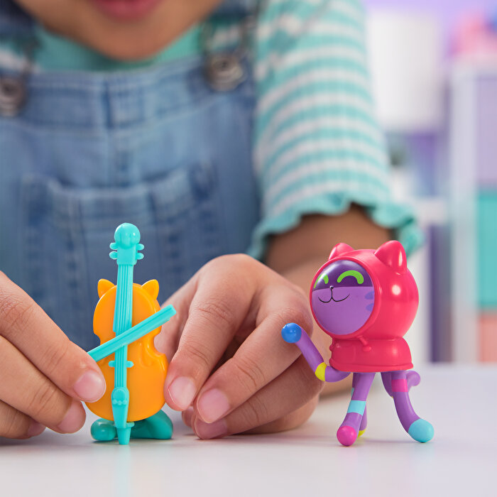 Gabby’s Dollhouse Daniel James DJ Catnip & Cello Figür ve Aksesuar Seti