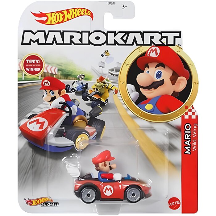 Hot Wheels Mario Kart Karakter Araçlar Mario Wild Wing GRN17