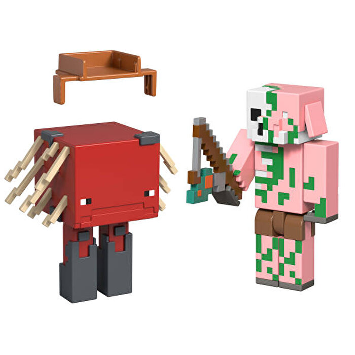 Minecraft İkili Paket Zombified Piglin ve Minecraft Strid JCN56