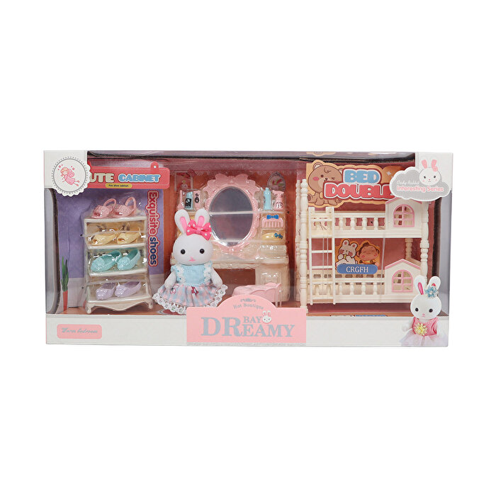 Bay Dreamy Mini Tavşan Yatak Odası Mobilya Seti