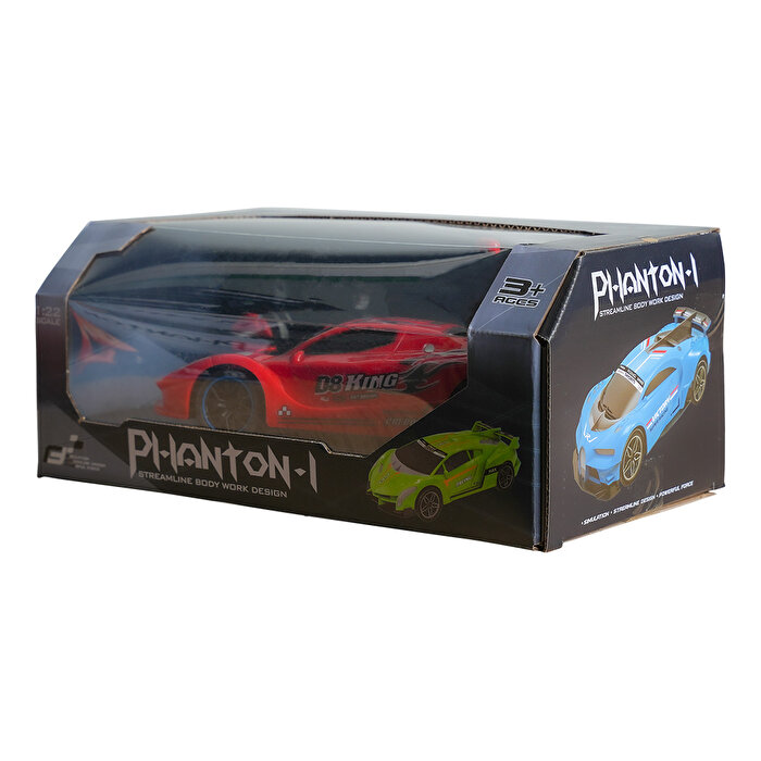 Full Fonksiyon Pilli 1:22 Ölçek Uzaktan Kumandalı Kırmızı Araba