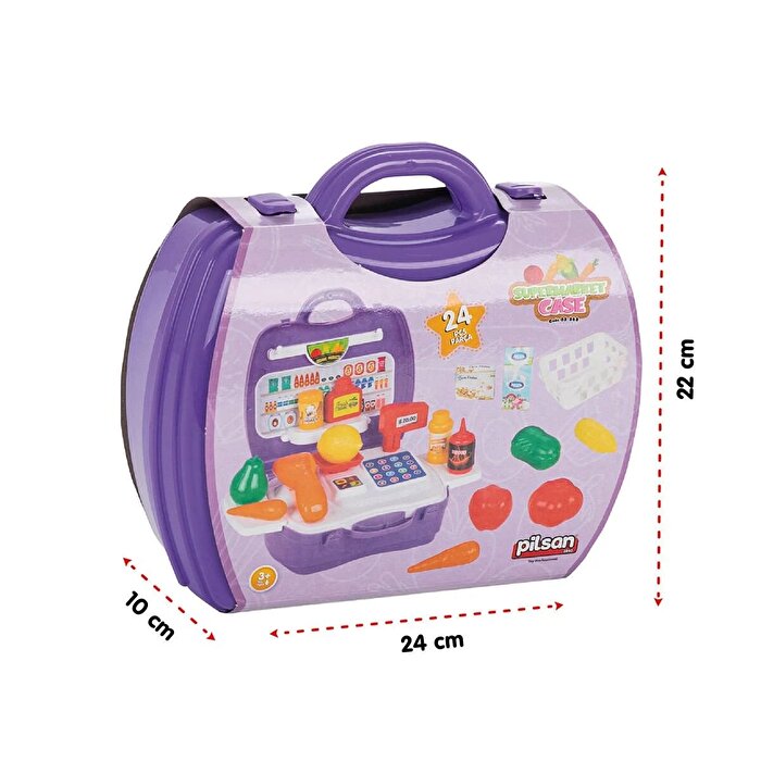 Pilsan Aksesuarlı Çantalı Market Seti 24 Parça