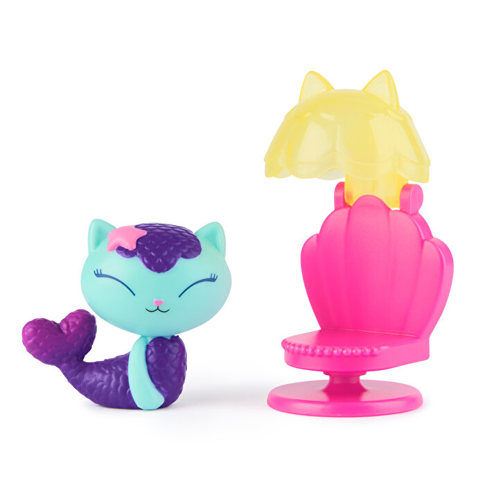 Gabby’s Dollhouse Mercat & Spa Chair Figür ve Aksesuar Seti