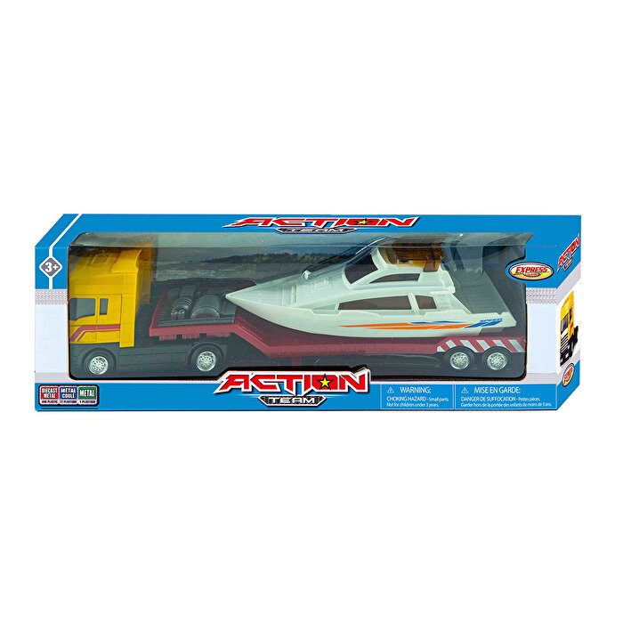 Express Wheels Action Team Çekicili Tekne Beyaz