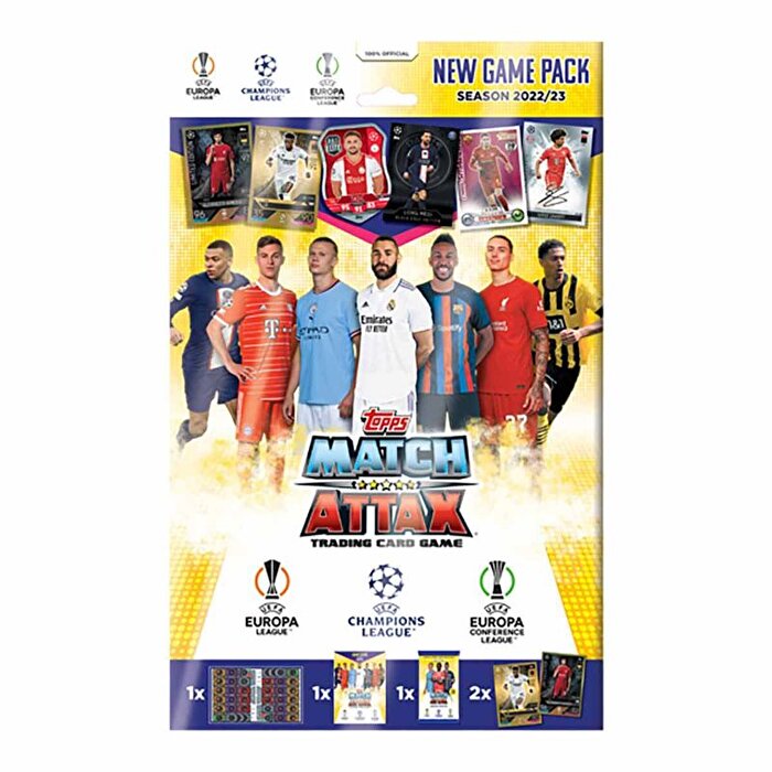 Şampiyonlar Ligi 22/23 Sezonu Match Attax Başlangıç Paket