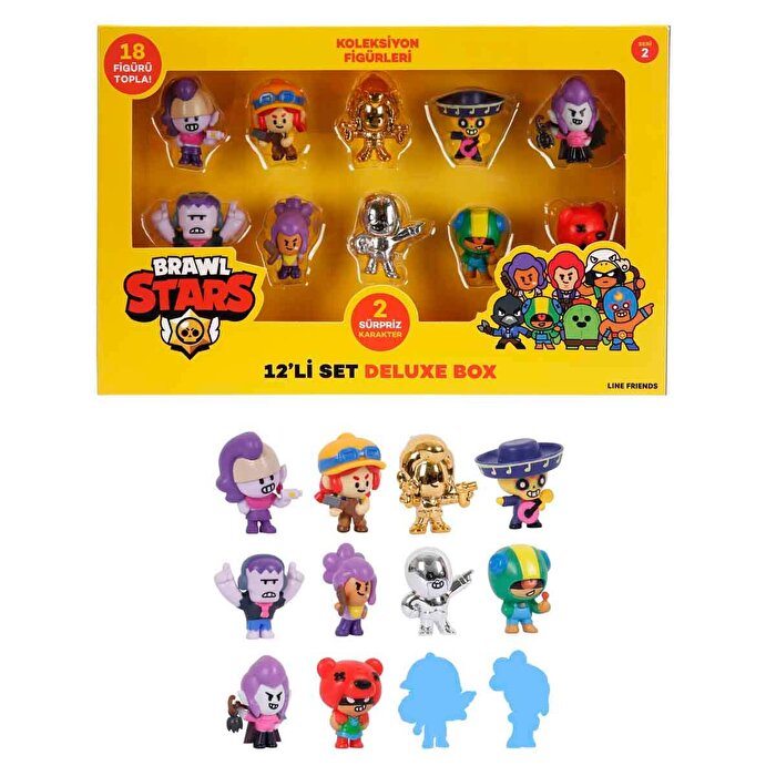 Brawl Stars Delüks 12'li Figür Seti Set 2