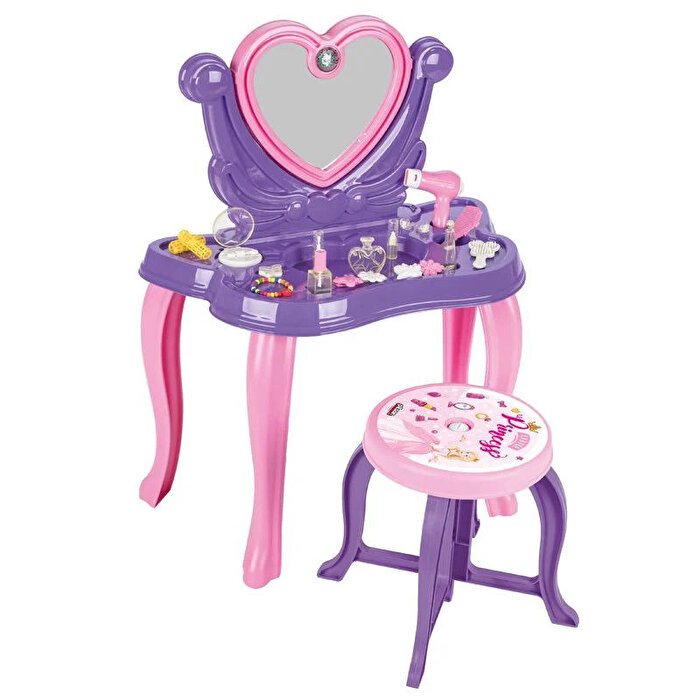 Pilsan Kalp Makyaj Masası Mor