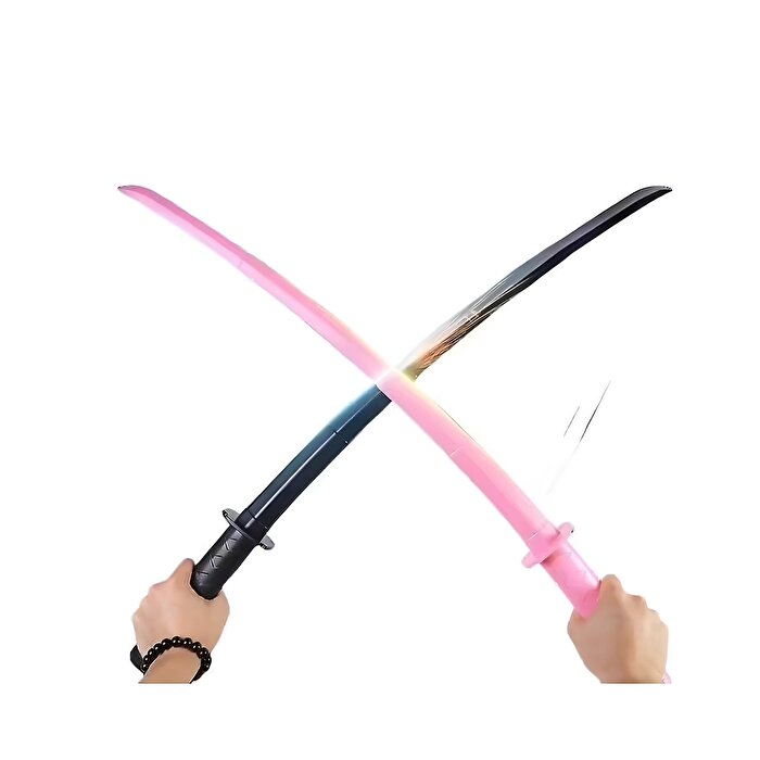 3D Geri Çekilebilir Samuray Kılıcı Siyah