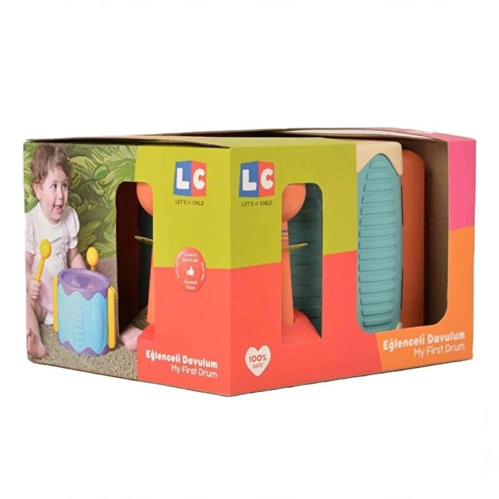 Let's Be Child Eğlenceli Davul Açık Mavi