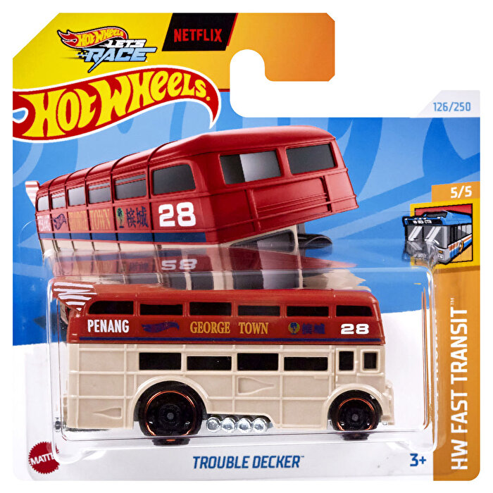 Hot Wheels Tekli Arabalar Trouble Decker HTB45