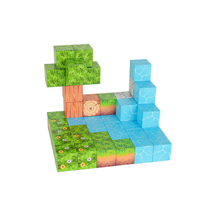 Magnivity Manyetik Bloklar Kutu 47 Parça