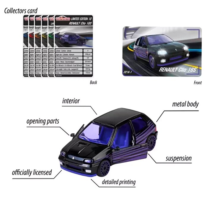 Majorette Limited Edition Series Renault Clio 16S