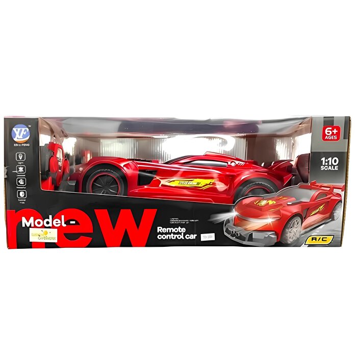 1/10 Ölçekli Uzaktan Kumandalı Şarjlı Araba Kırmızı