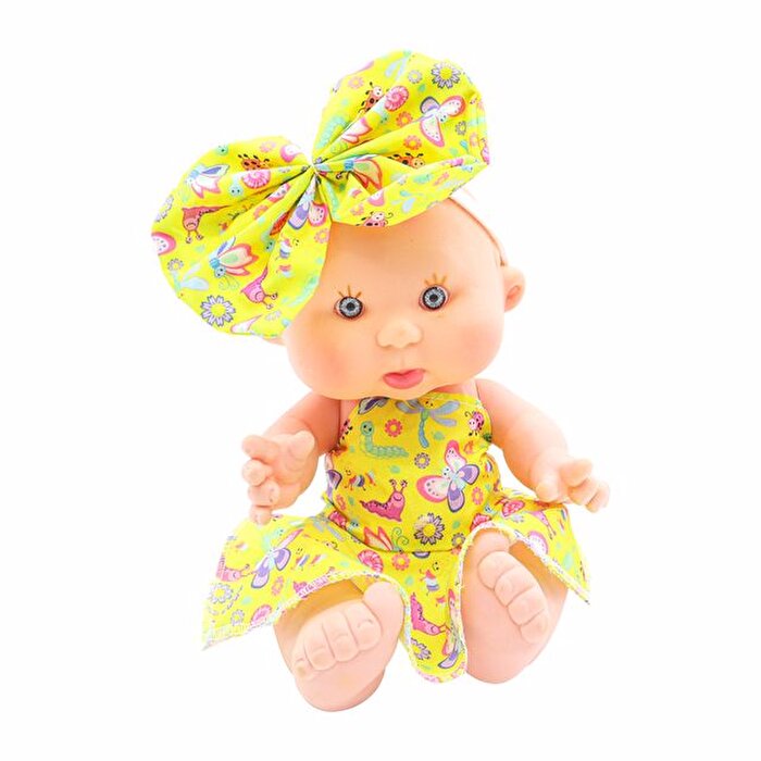 Bebiş Bebek Sarı Elbiseli