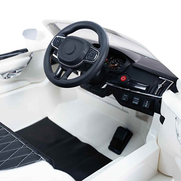 Dolu Grandex Uzaktan Kumandalı 12 Volt Beyaz Akülü Araba