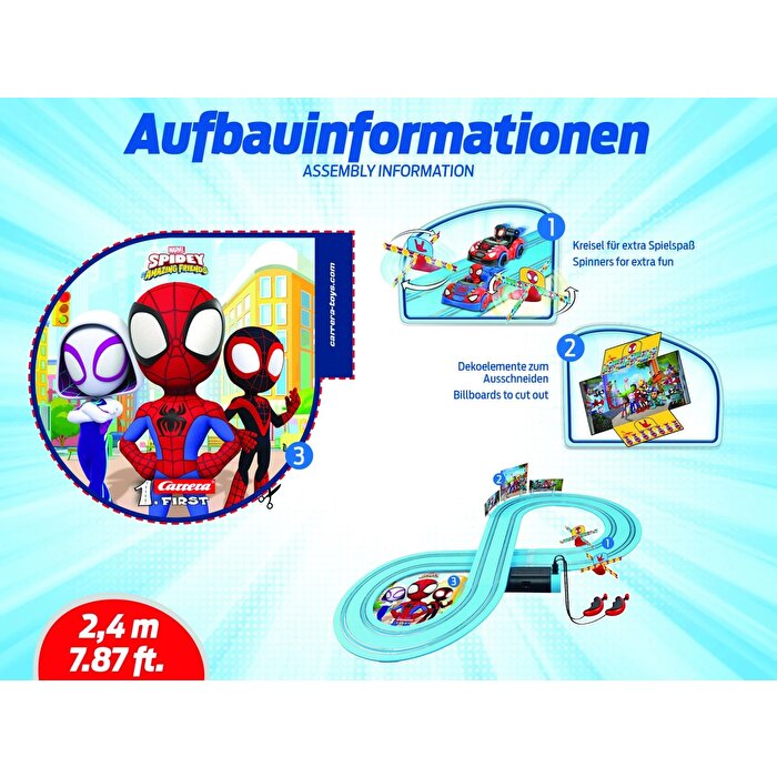 Carrera First Spidey Örümcek Zamanı Yarış Pisti Seti