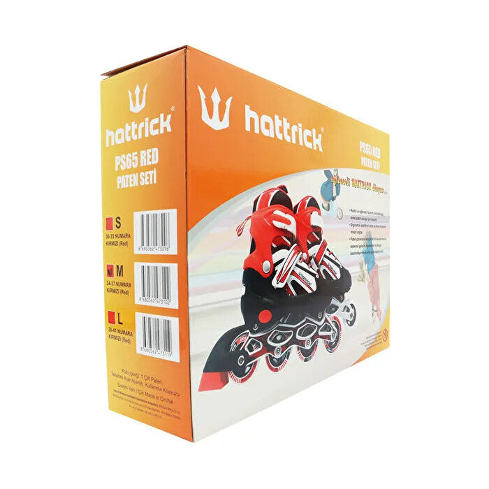 Hattrick PT 65 Kırmızı Paten S Beden