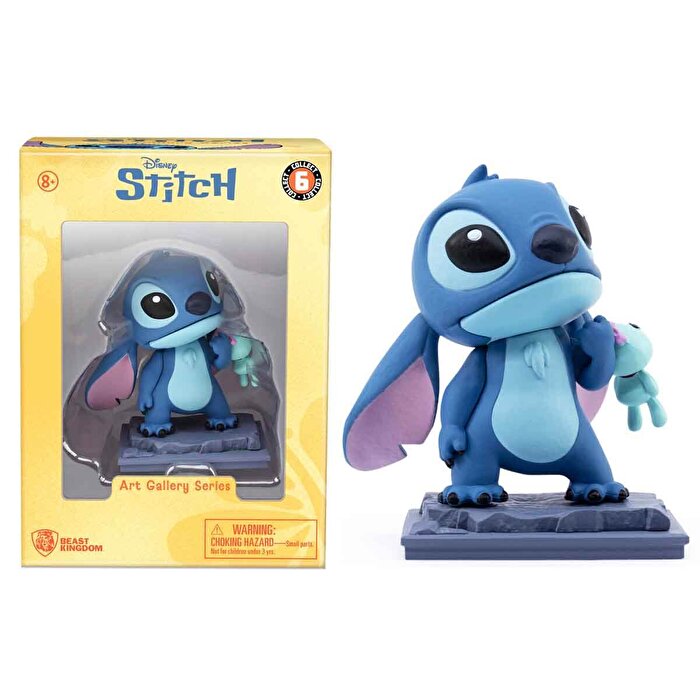Disney Stitch Art Gallery Serisi Tekli Figür Paketi Stitch Standing In Contrapposto