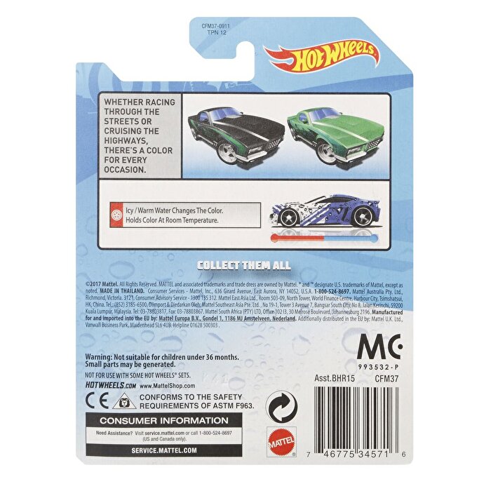 Hot Wheels 1:64 Renk Değiştiren Araçlar Blud Bruiser CFM37