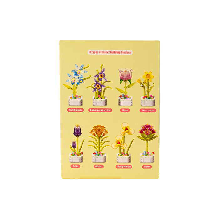 Mega Kri̇stal Çi̇çekler Yapı Blokları Gül