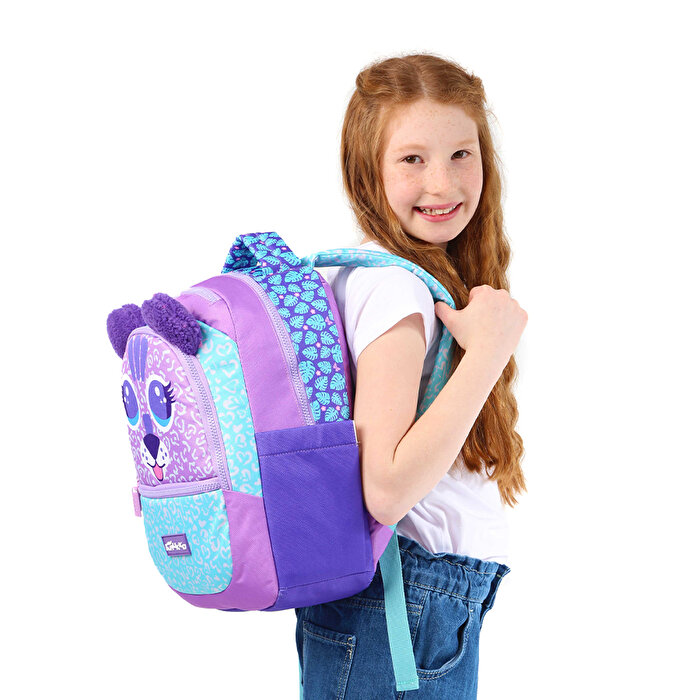 Kaukko Kids Cute Face Tiger Okul Çantası