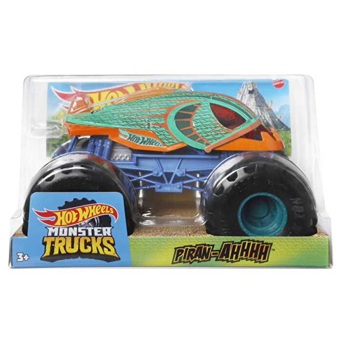 Hot Wheels Monster Trucks 1:24 Arabalar Piran Ahhhh GTJ34