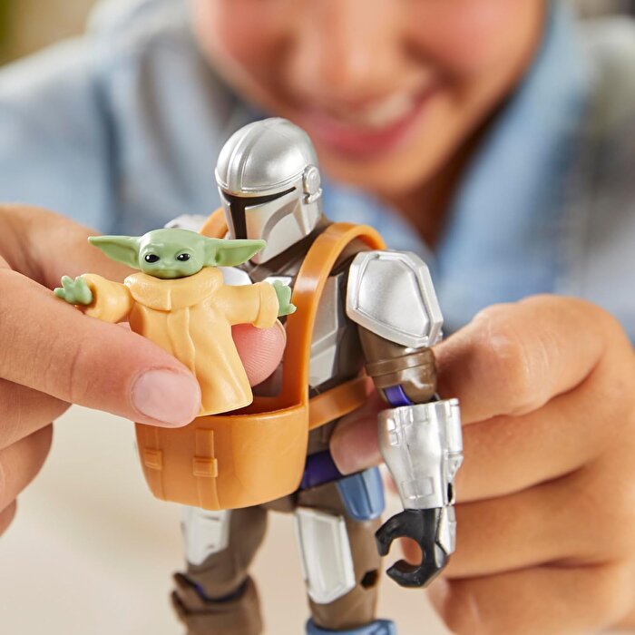 Star Wars Mixmashers Deluxe Fi̇gür The Mandalorian and Grogu