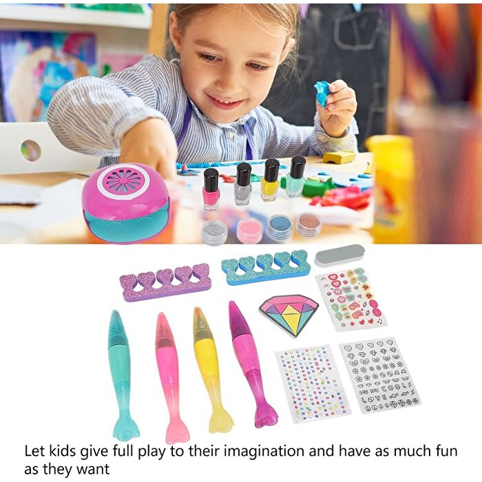 Girl's Creator Saç Tebeşi̇ri̇ Ve Tırnak Tasarımı Oyun Seti̇