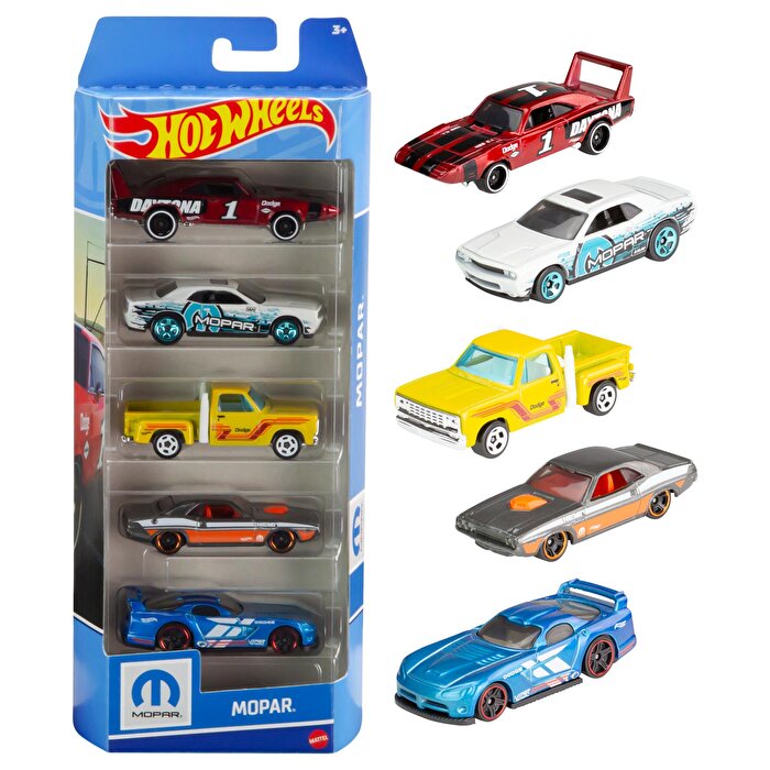Hot Wheels Beşli Araba Seti Mopar HTV48
