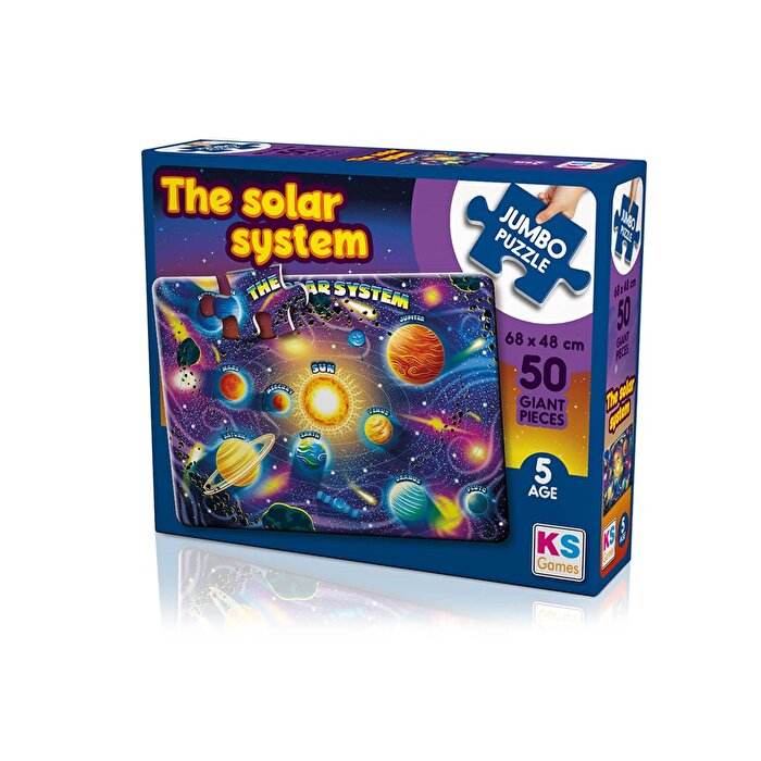 Ks Puzzle Planets Of Solar System Jumbo Puzzle 50 Parça