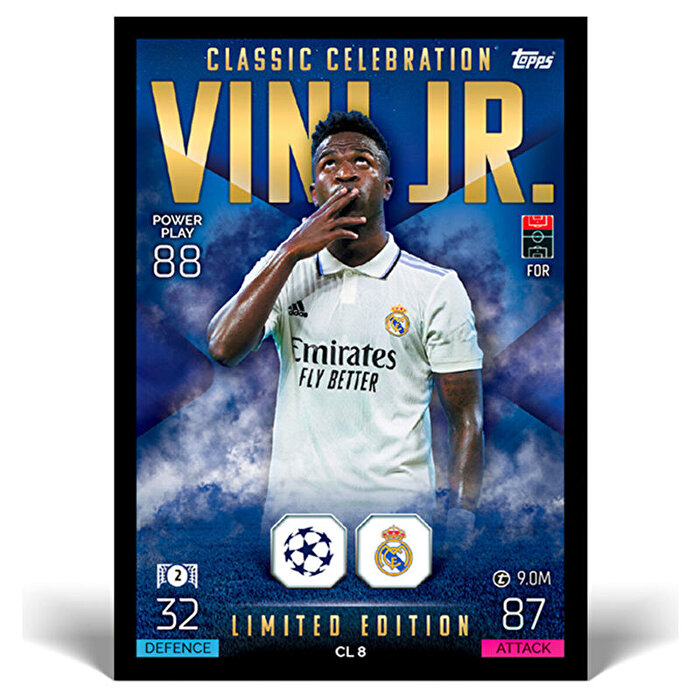 Match Attax Extra 2023 Mega Metal Kutu Futbolcu Kartları