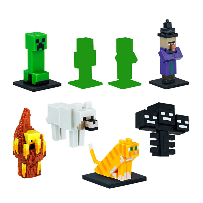 Minecraft 3D Figür Toppeez 8'li Delüks Set Model 2
