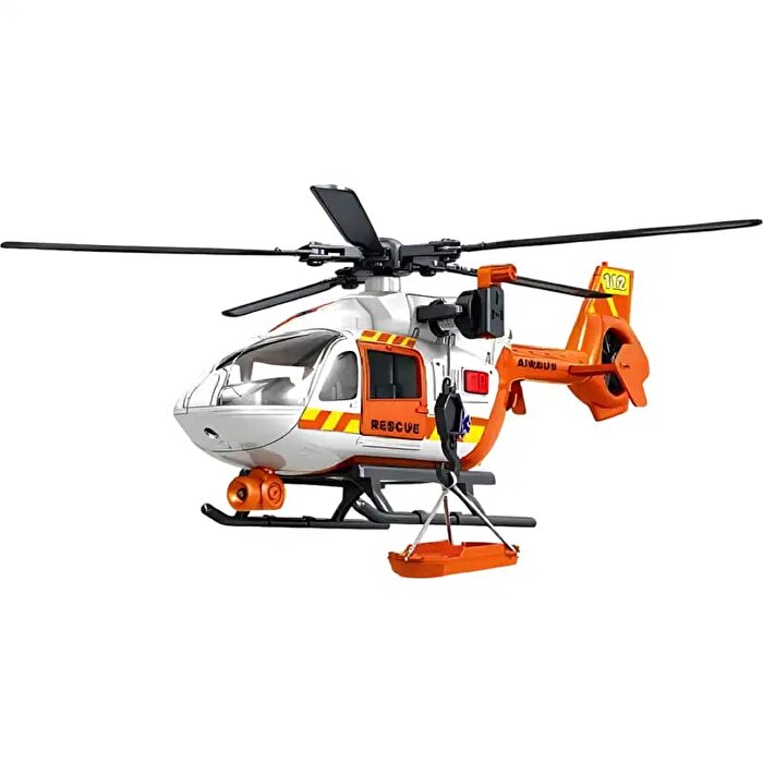 Pervaneli Işıklı ve Sesli Sürtmeli Kurtarma Helikopteri 30 Cm
